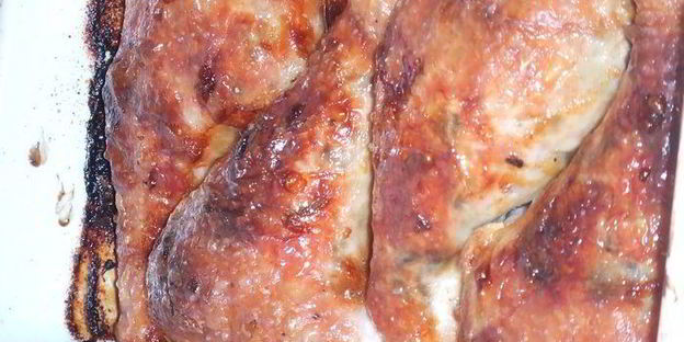 фаршированные окорочка с грибами