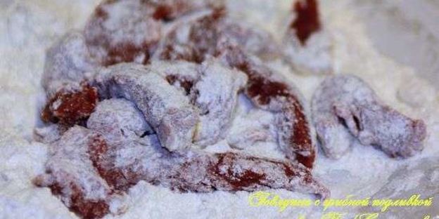 говядина с грибной подливкой