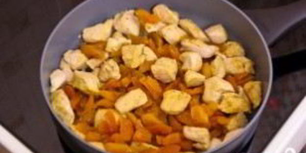 индейка с курагой