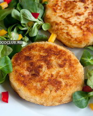 Картофельные биточки с сыром