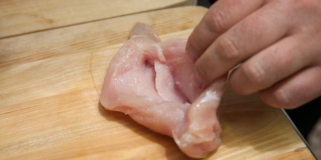 кордон блю с микс салатом