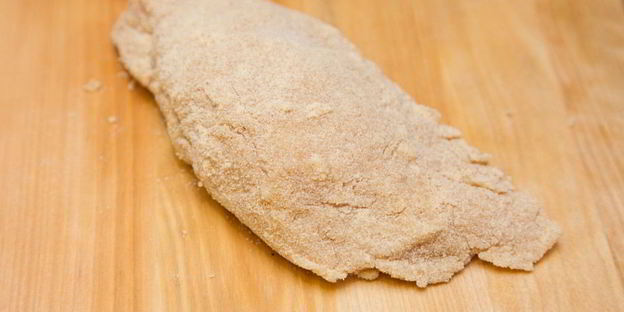 кордон блю с микс салатом