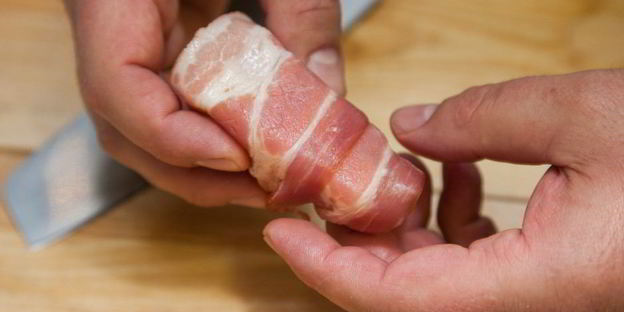 кордон блю с микс салатом