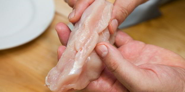 кордон блю с микс салатом