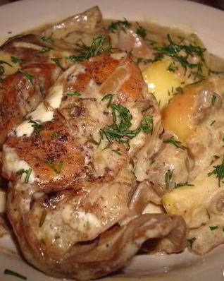 Кролик по-Нормандски