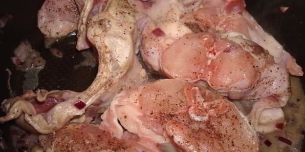 кролик по-нормандски