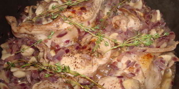 кролик по-нормандски