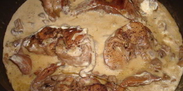 кролик по-нормандски