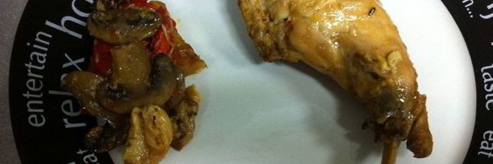 Кролик в чугунке