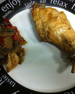 Кролик в чугунке