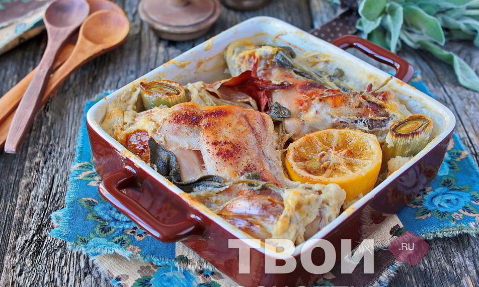 Рецепт кролика в духовке