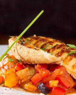 Куриное филе с рататуем