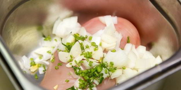 куриное филе с рататуем