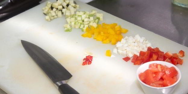 куриное филе с рататуем