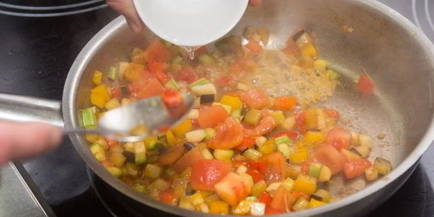 куриное филе с рататуем