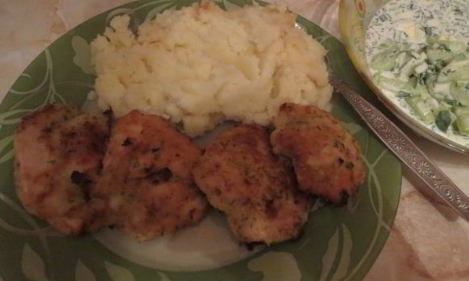 Рецепт куриного филе в луковом кляре