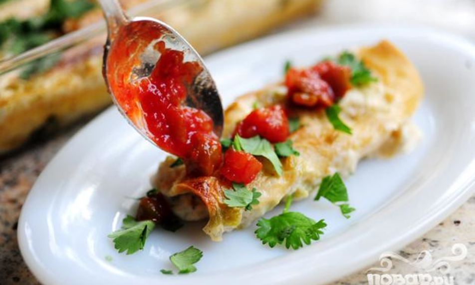 Рецепт куриного энчиладаса