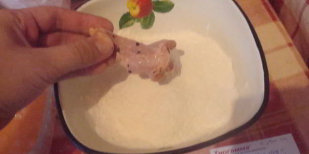 куриные крылышки во фритюре