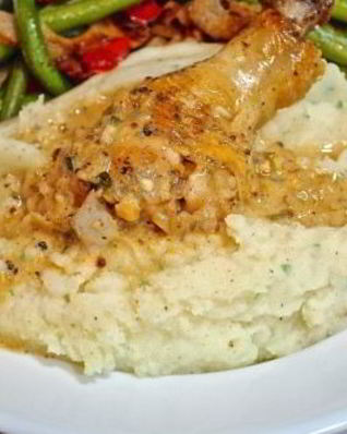 Куриные ножки в сметане