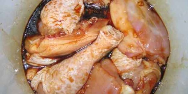 курица маринованная в соевом соусе