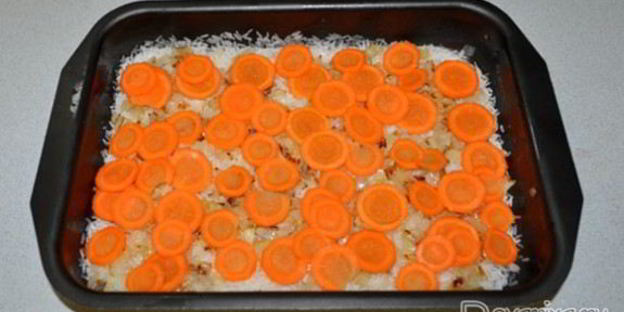 курица с рисом в духовке