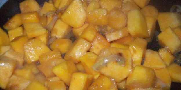 курица с тыквой