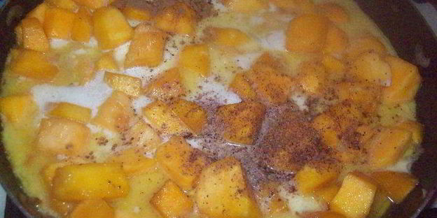 курица с тыквой