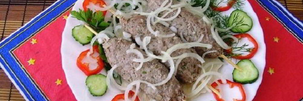 Люля из говядины в духовке