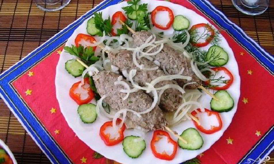 Рецепт люли из говядины в духовке