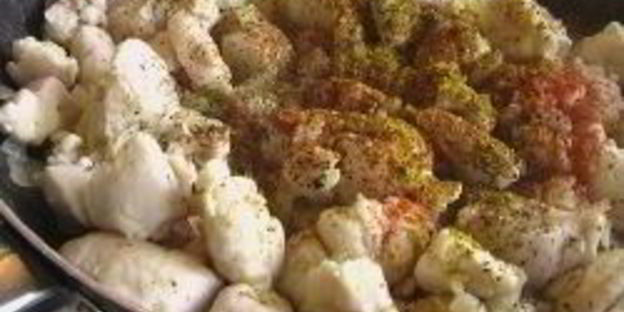 мясо под белым соусом