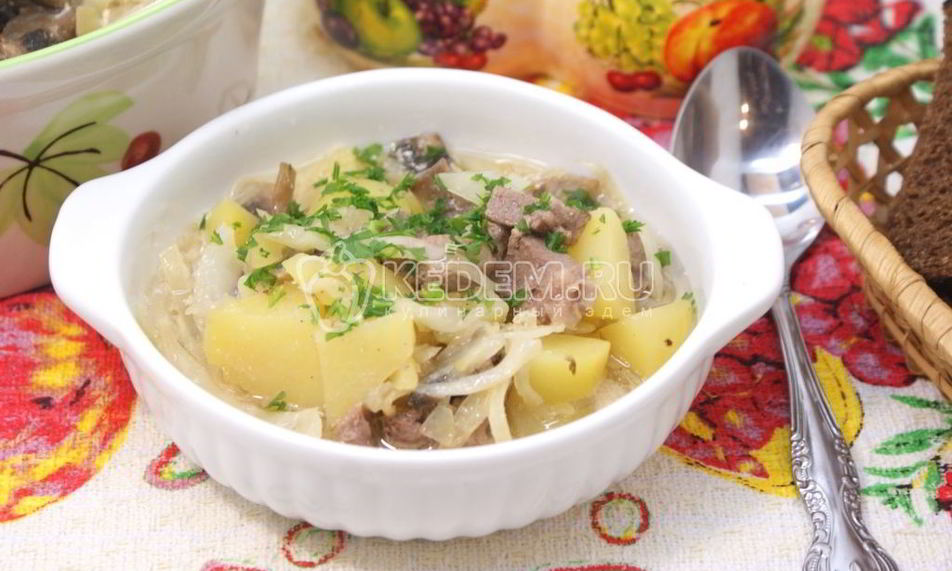 Рецепт мяса в горшочке с картофелема