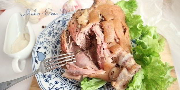 нежная свиная рулька