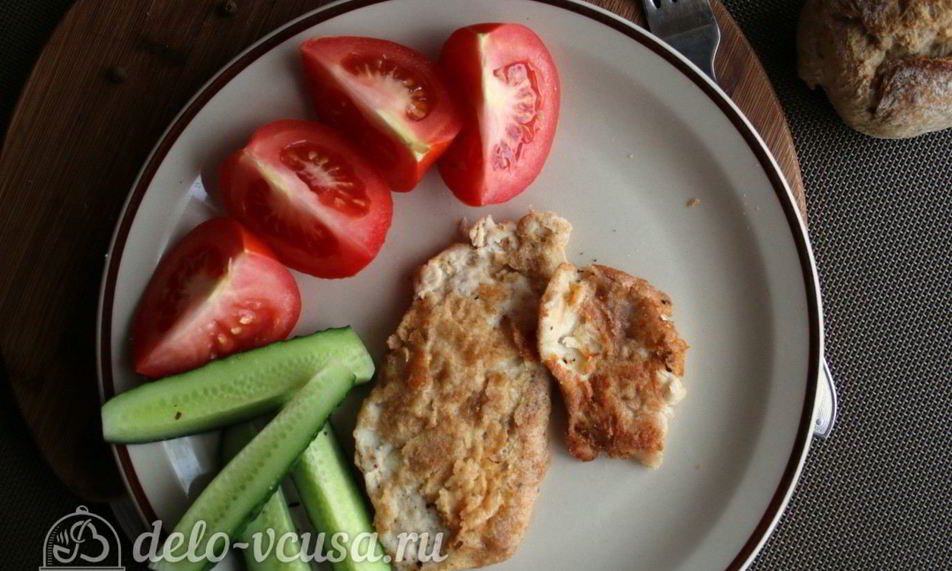 Рецепт отбивной из куриного филе
