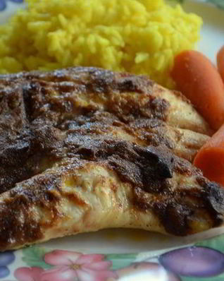 Пряные куриные грудки в майонезе