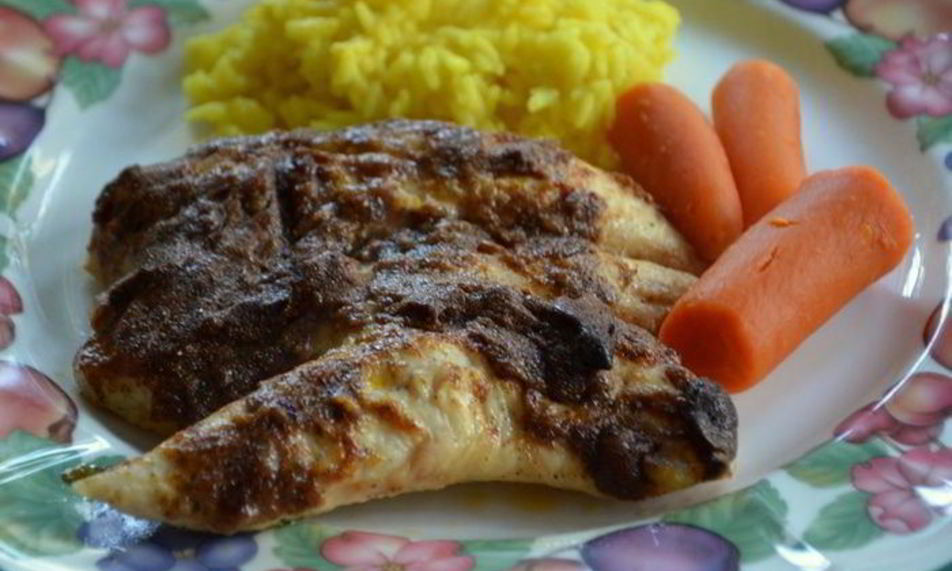 Рецепт пряных куриных грудок в майонезе