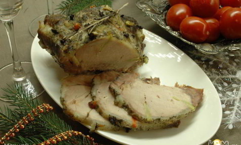 Рецепт рождественской буженины с ароматными травами