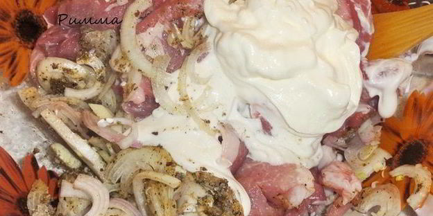 свинина с картофелем и тыквой