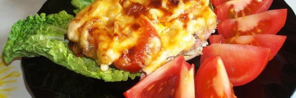 Свинина в духовке с сыром