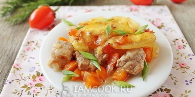 свинина в горшочках в духовке