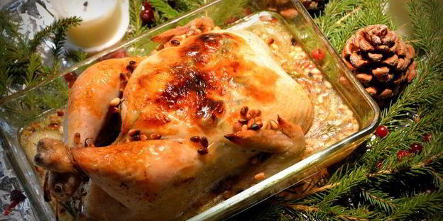 цыпленок с чесноком и травами