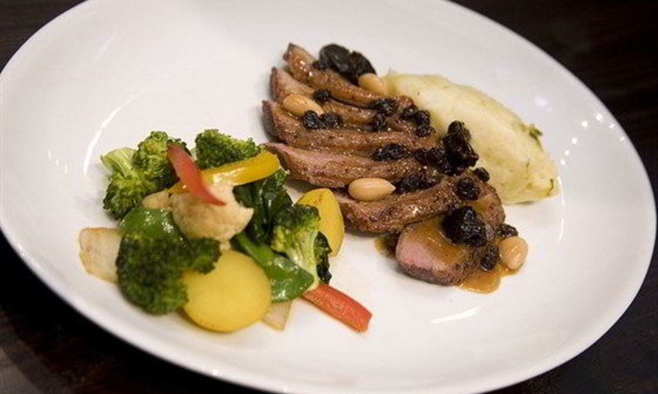 Рецепт утиных грудок с пряныма рисома