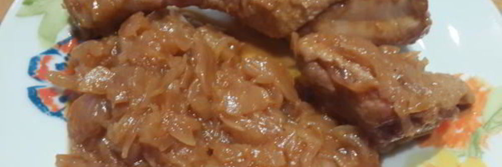 Утка тушеная с капустой