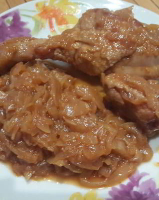 Утка тушеная с капустой