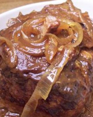 Яблочная свинина в медленноварке