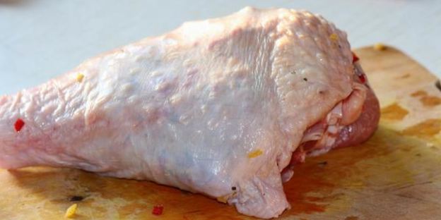 запеченая индюшачья голень