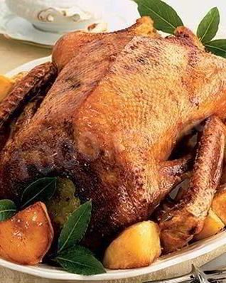 Запеченный гусь