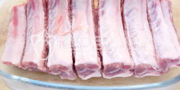 запеченные ребрышки с гранатовым соусом