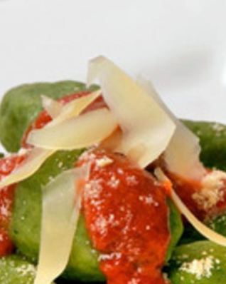 Ньокки со шпинатом