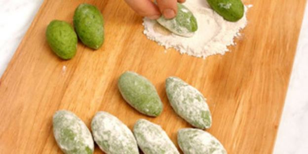 ньокки со шпинатом