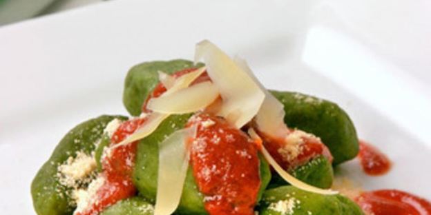 ньокки со шпинатом